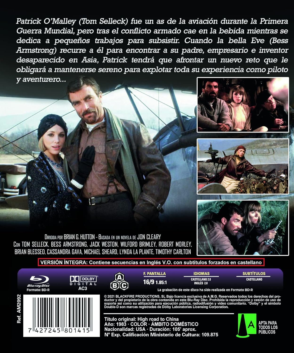 La Gran Ruta Hacia China (Bd-R) (Blu-ray) (High Road to China