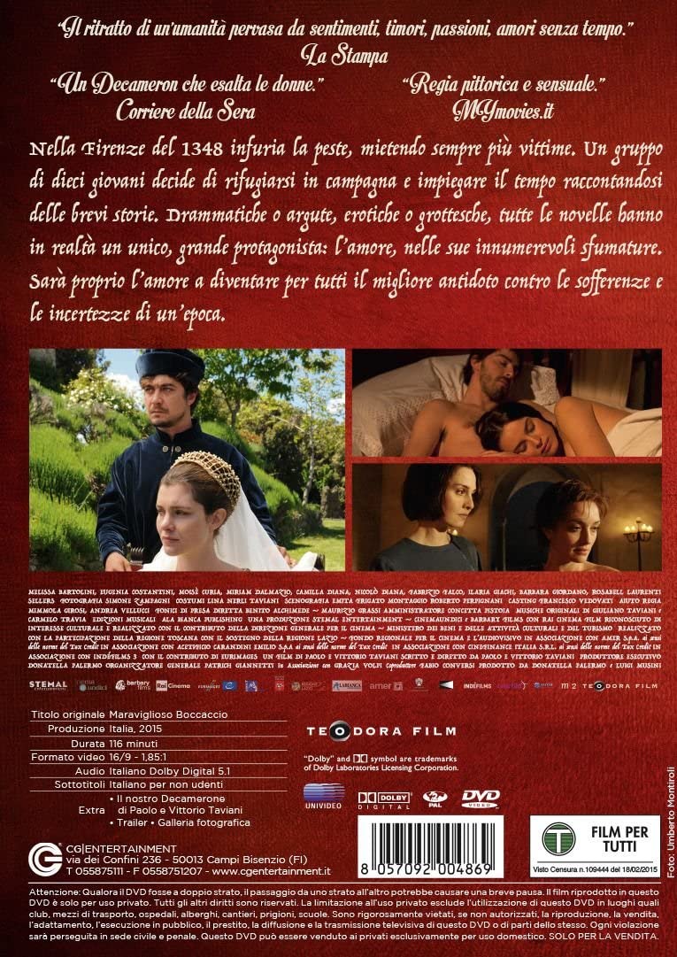 maraviglioso boccaccio DVD Italian Import
