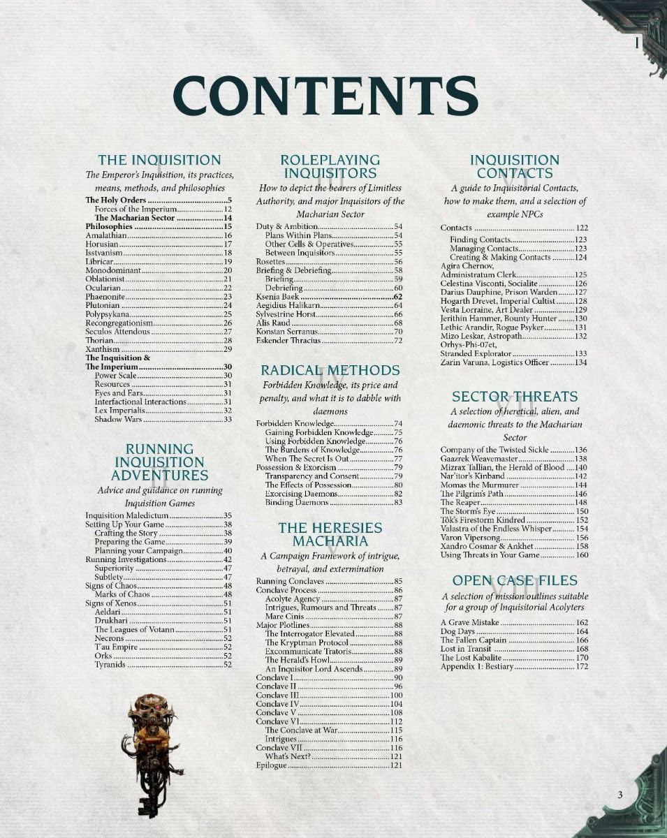 Warhammer 40,000 Roleplay: Imperium Maledictum – Inquisition GM’s Guide | Cubicle 7 RPG Hardcover