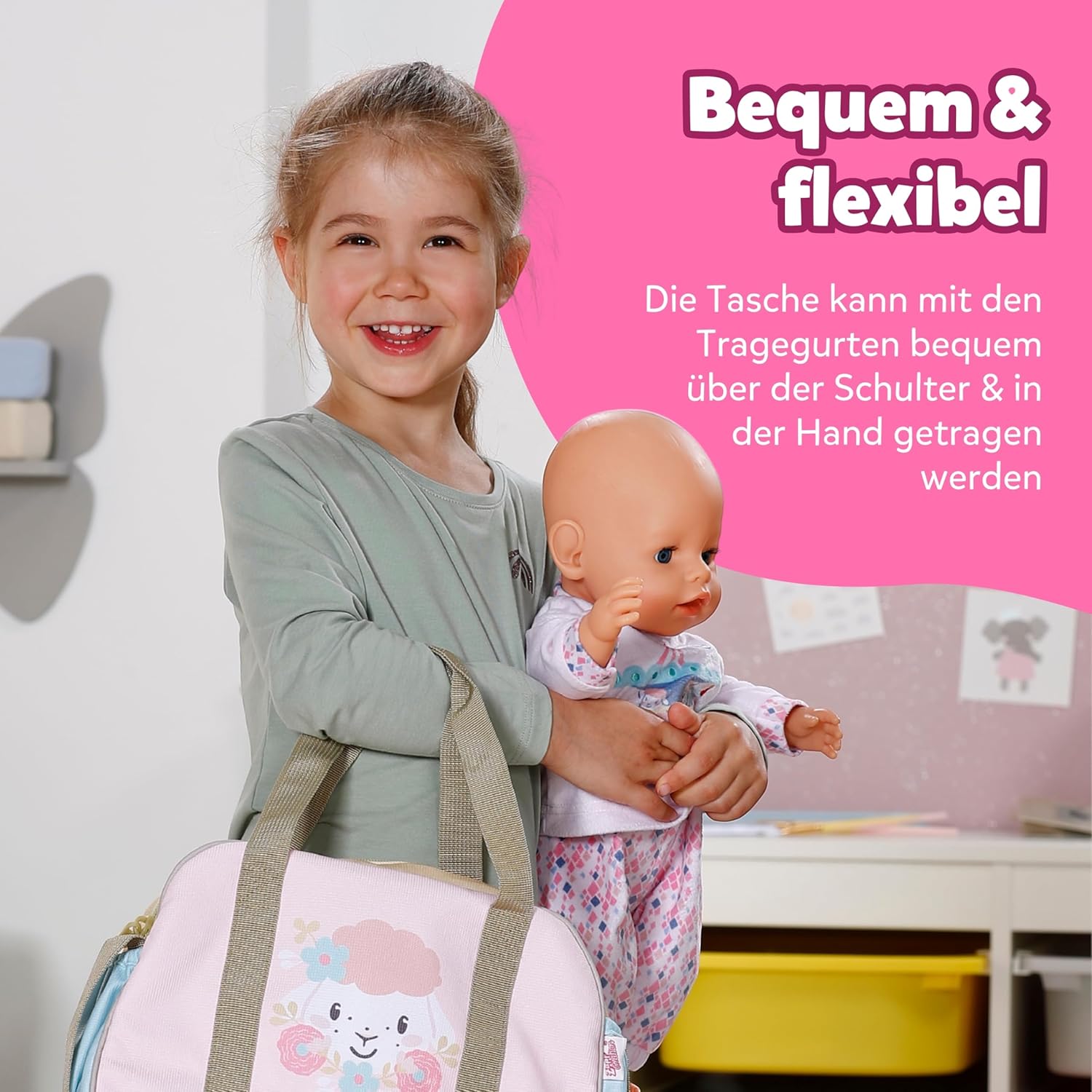 Baby Born - Changing Bag Flower (837894)