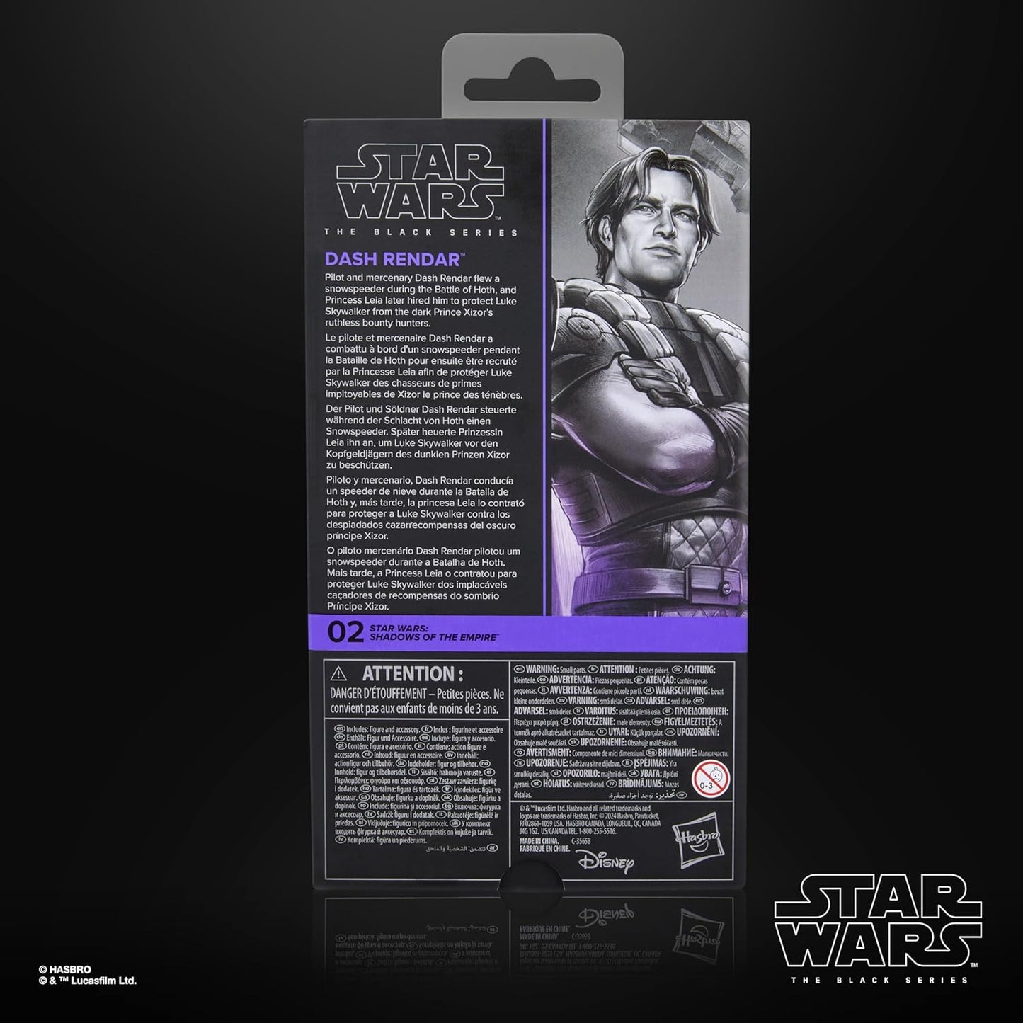 Star Wars The Black Series Dash Rendar, Star Wars: Shadows of The Empire Action-Figur zum Sammeln (15 cm