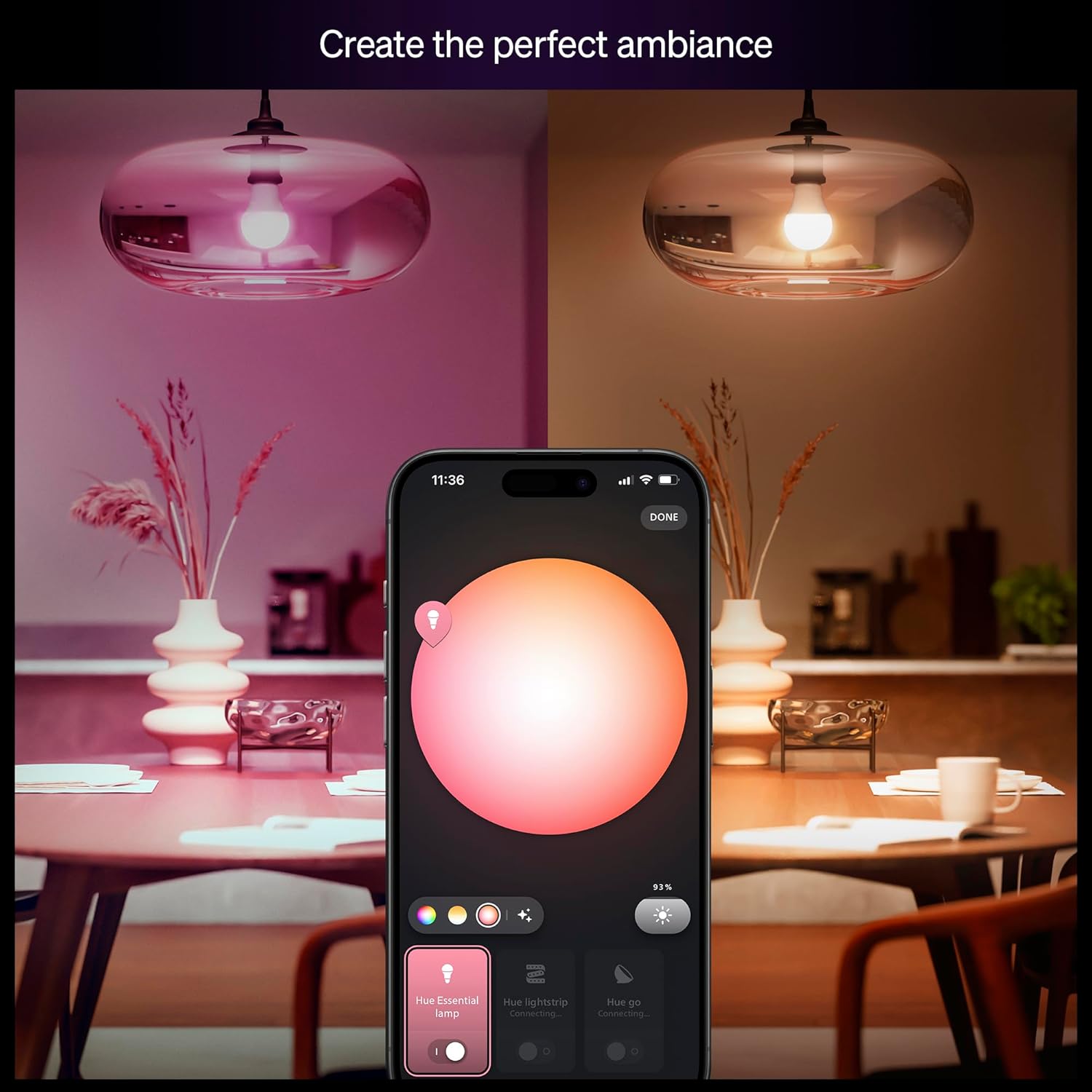 Philips Hue Essential WCA 806 A60 E27 2P