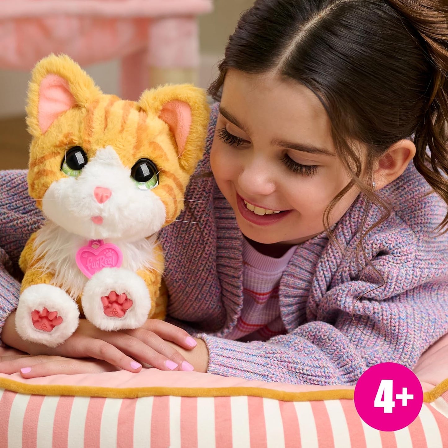 Just Play furReal Bella the Biscuit-Making Kitty, 10 Inch Interactive Cat Toy, for Boys and Girls, Ages 4 and Up