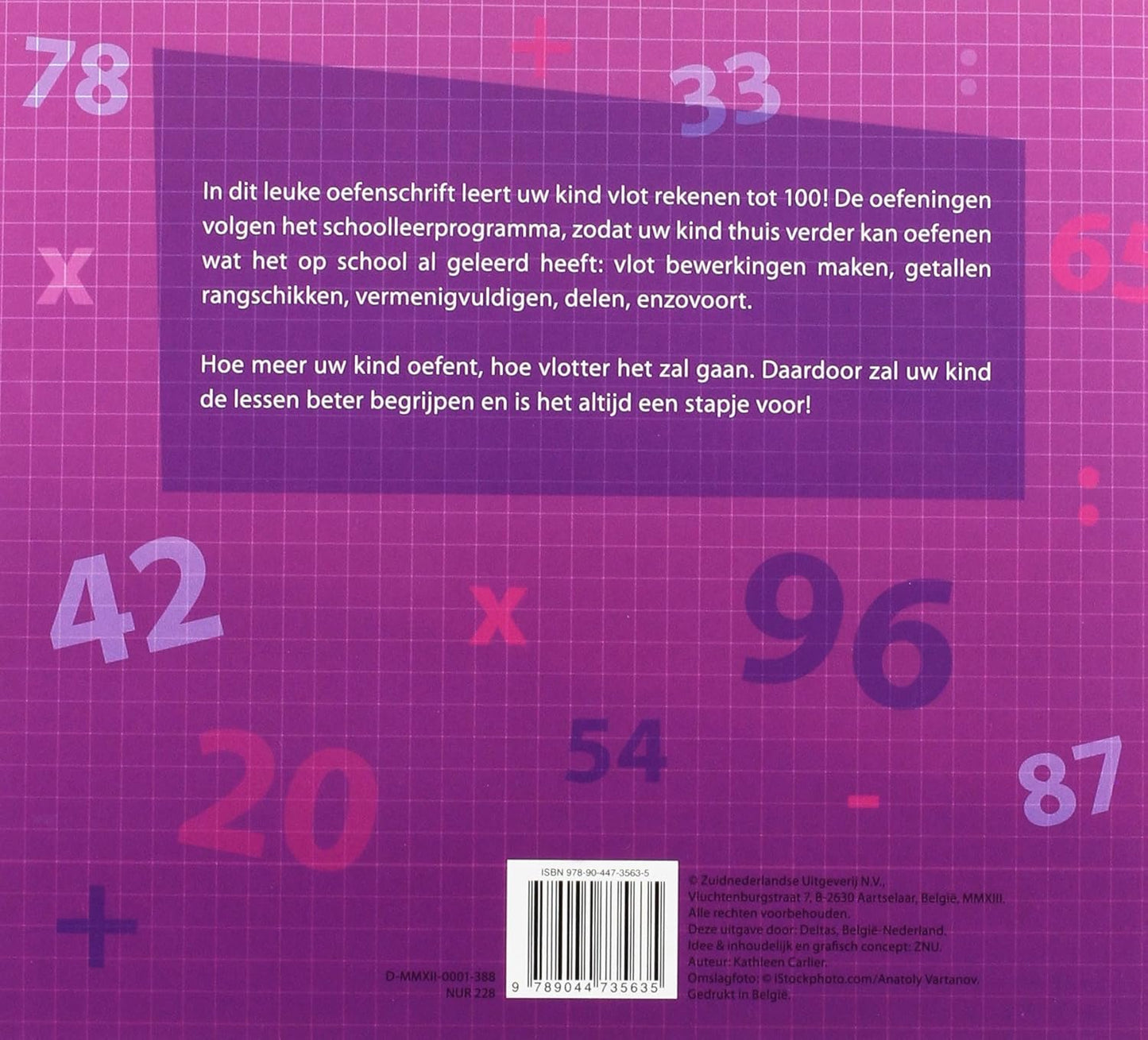 Mijn oefenschrift rekenen (7-8 j.) 2de leerjaar / groep 4