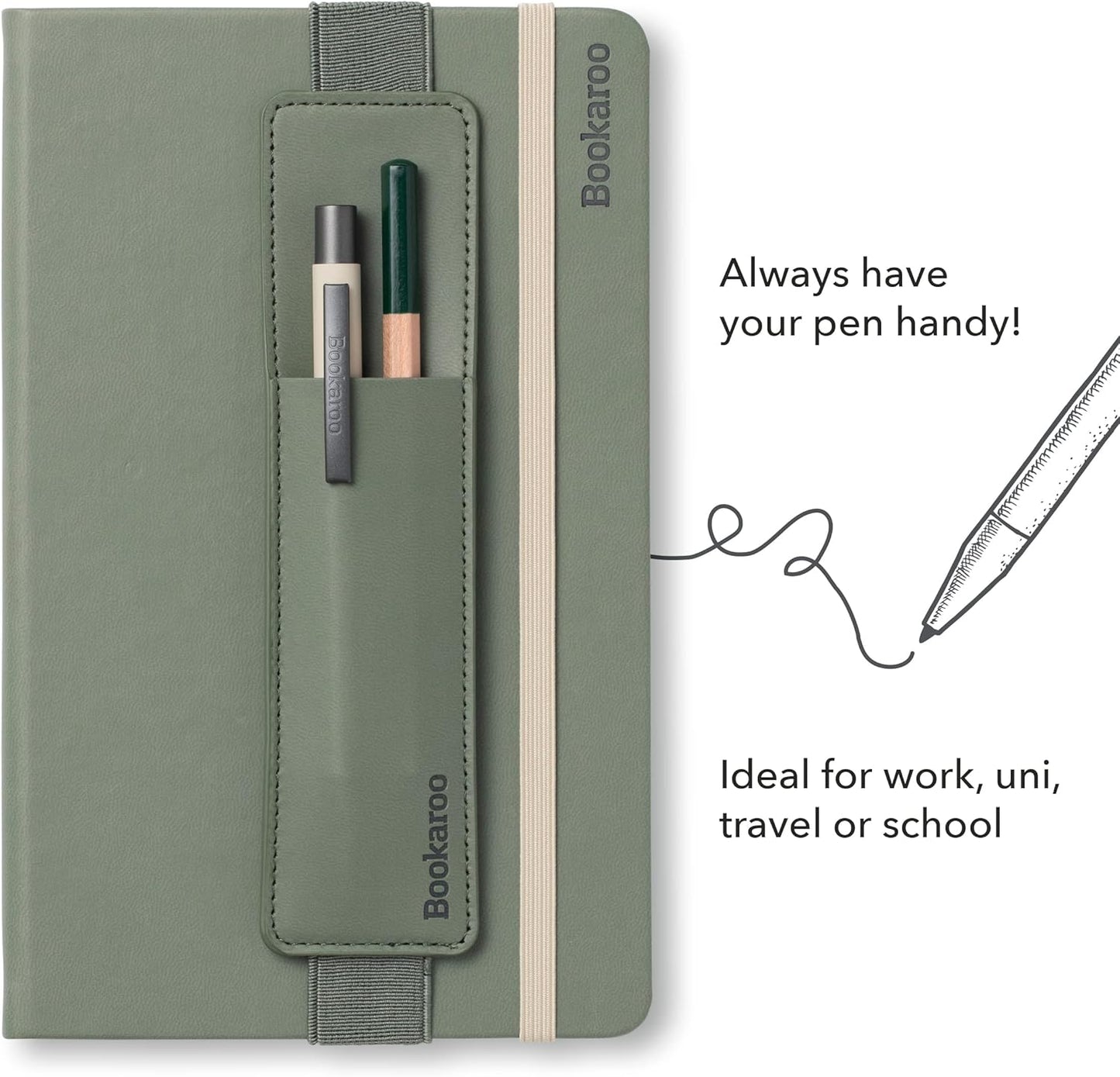 IF Bookaroo Pen Pouch - Fern
