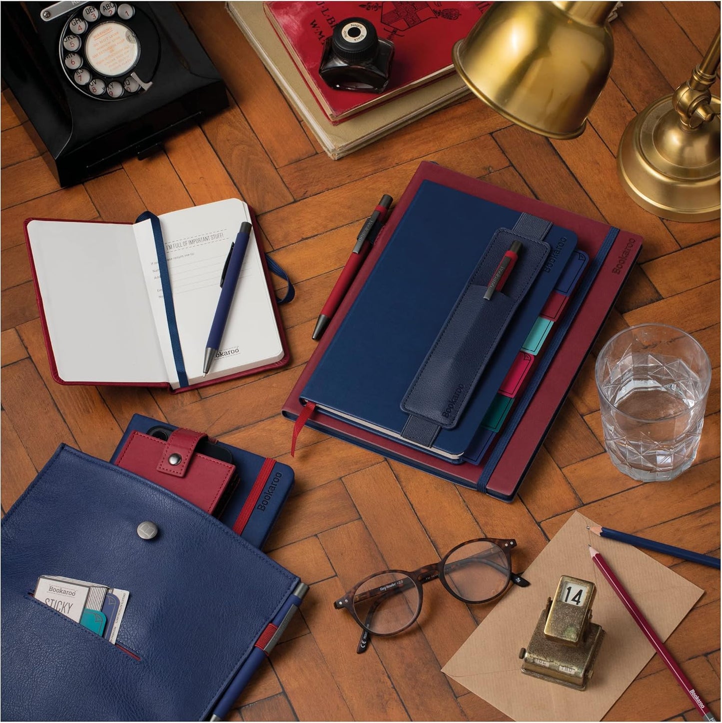 IF Bookaroo Pen Pouch - Navy