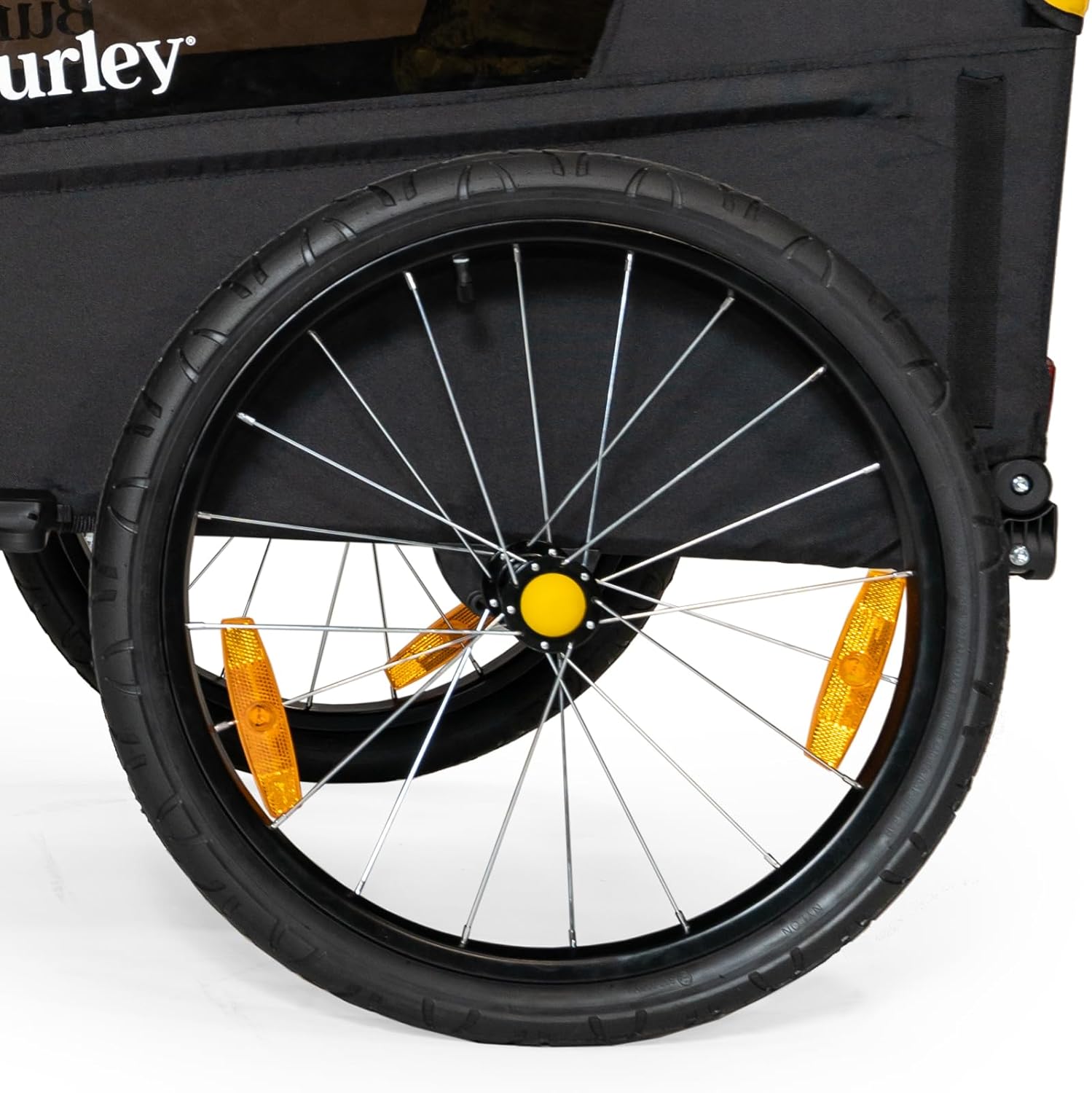 Burley Reflector Amber For Trailer Wheels, Yellow, One Size