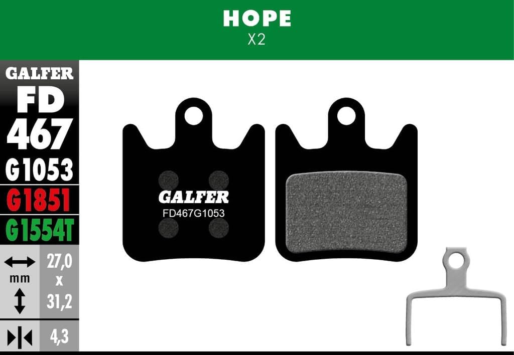 Hope FD467 Brake Pads –