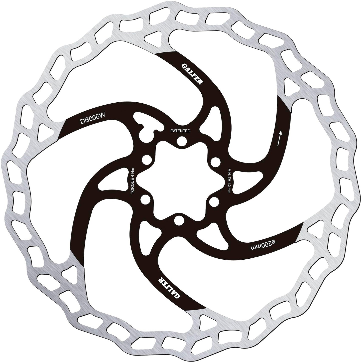 Galfer Wave 200x1.8 Mm Db006w Wave Brake Disc One Size