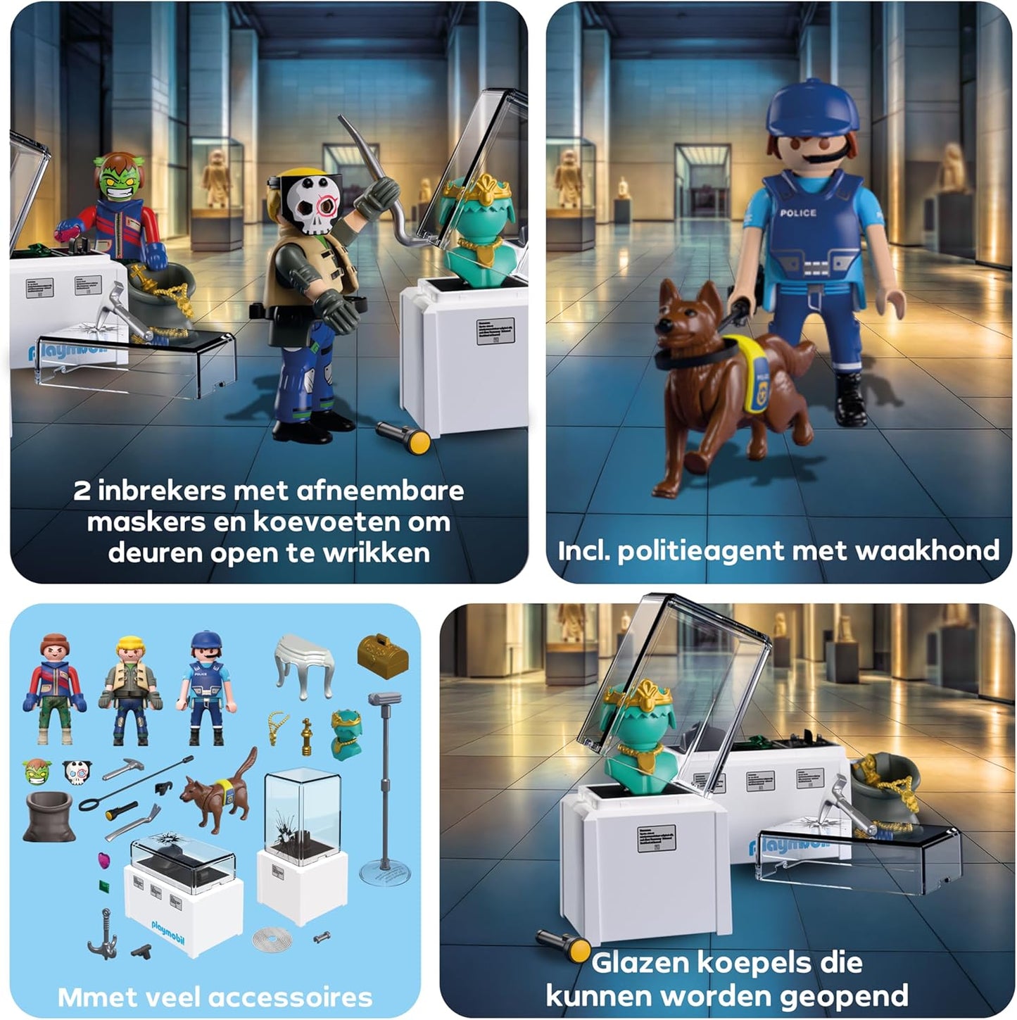 PLAYMOBIL Diamond Heist Speelset met figuren, diamantdiefstal