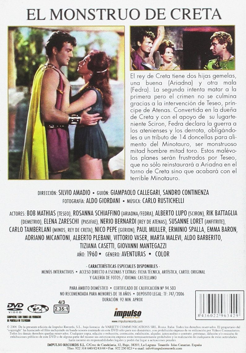 Monstruo De Creta Ed Sencilla (El) - (Italian Import)
