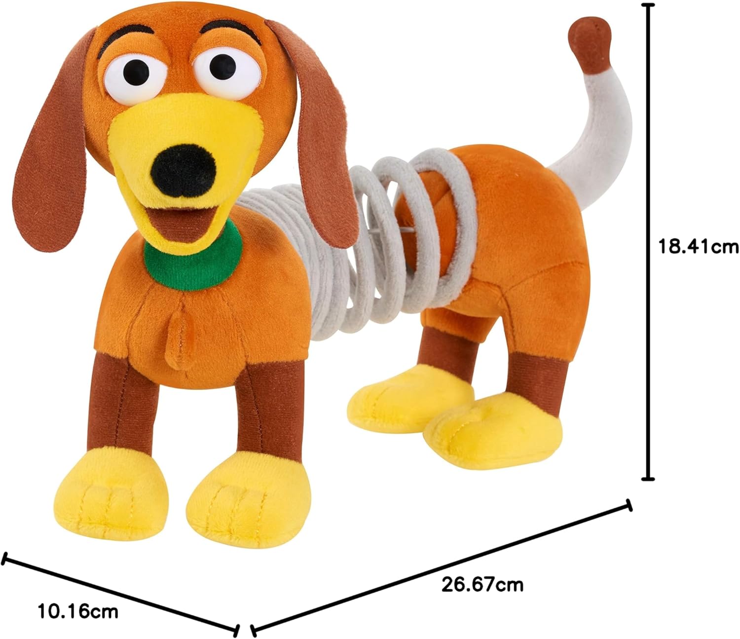 Disney et Pixar Toy Story Slinky Dog Plushie, Jouet Fidget Jouet pour Enfants à partir de 18 Mois Just Play