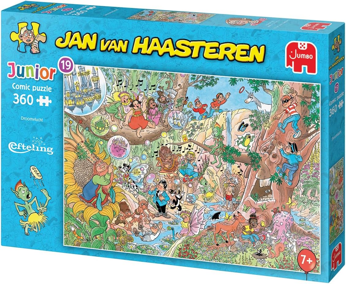 Jumbo - Jan van Haasteren Legpuzzel Junior Efteling Droomvlucht 360st.