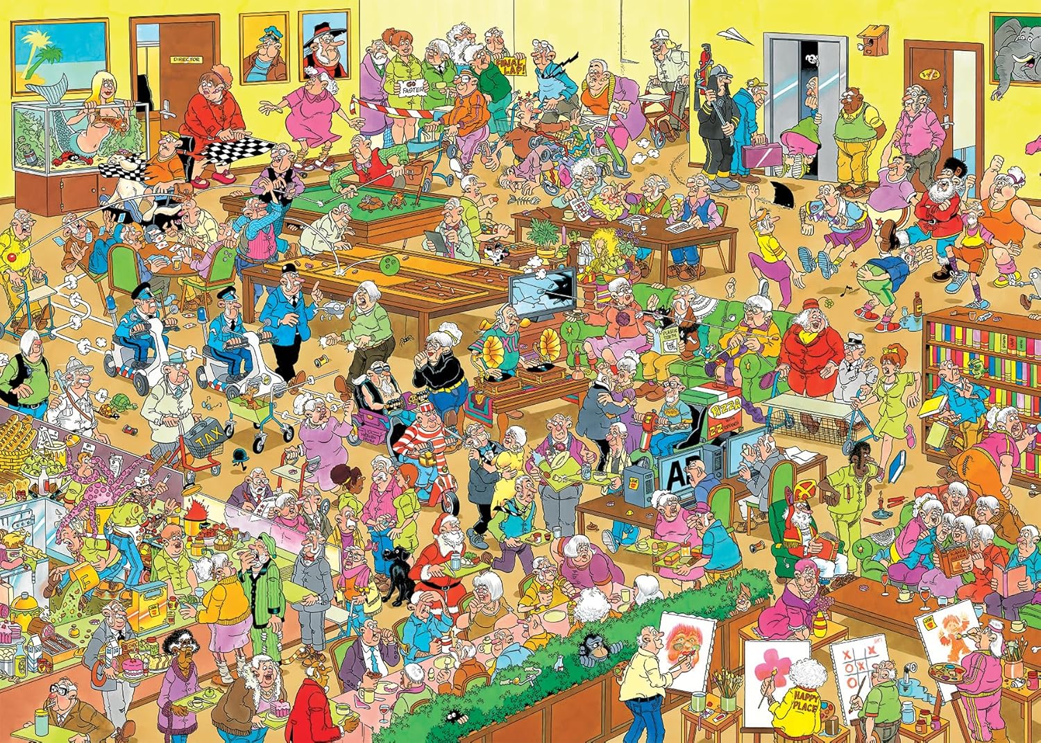 Jan van Haasteren - Het bejaardentehuis -1000 stukjes