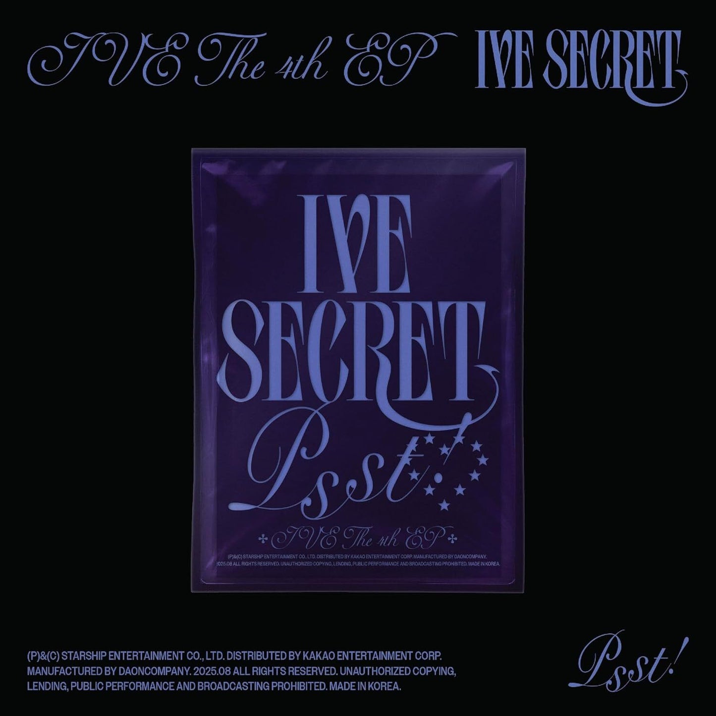 The 4th EP - IVE SECRET (Psst! Version