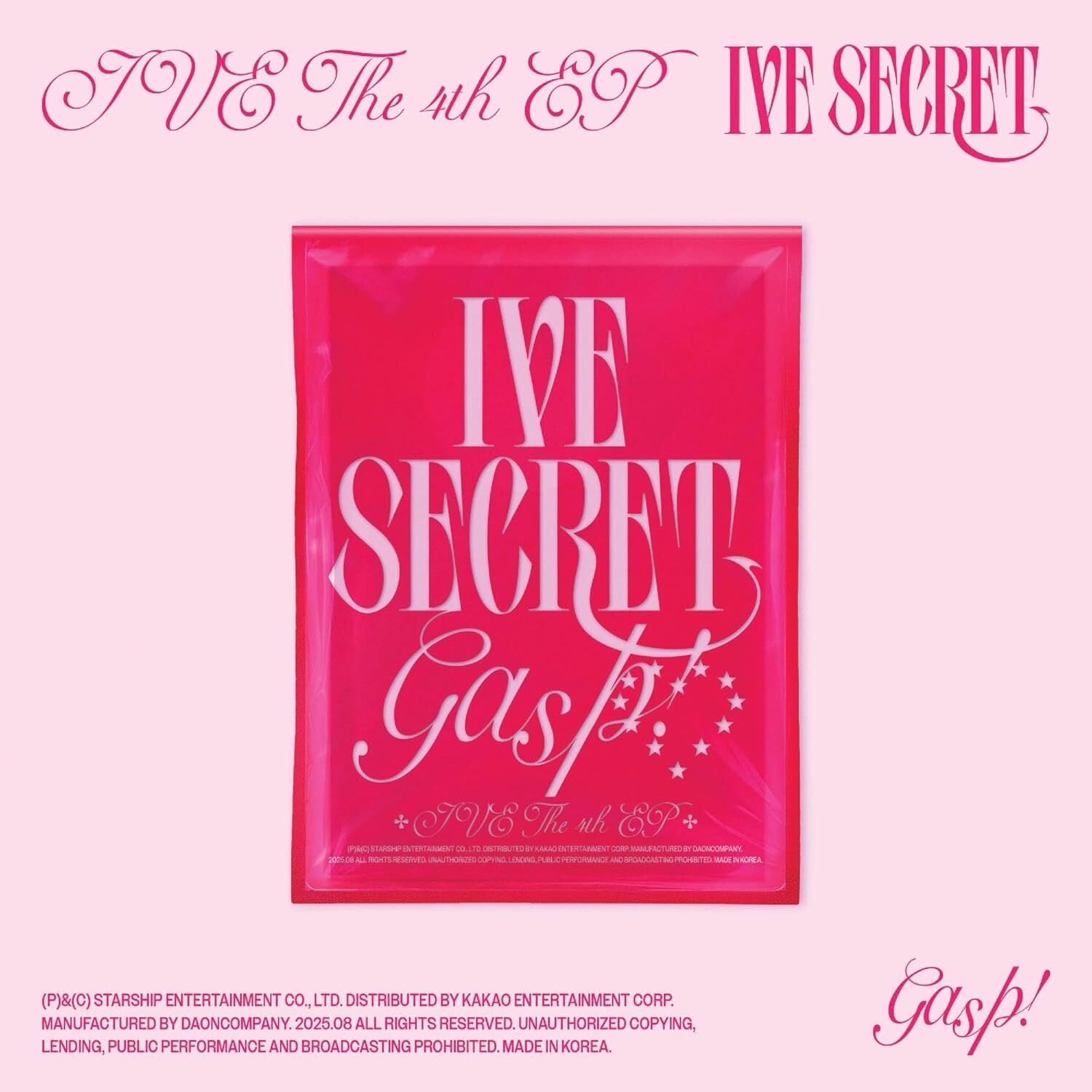 The 4th EP - IVE SECRET (Gasp! Version