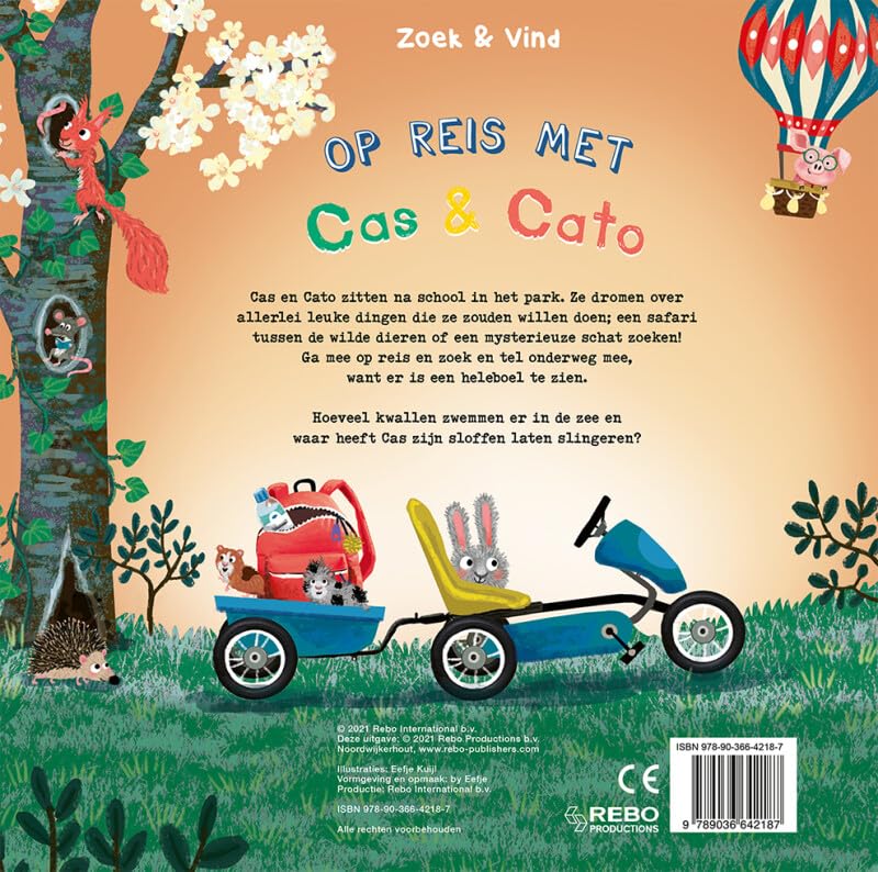 Rebo Publishers - Zoek en Vind - Op Reis met Cas & Cato