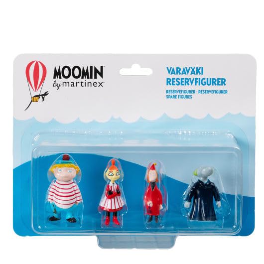 Martinex Moominvalley 1 vier plastic speelgoed reserve figuren