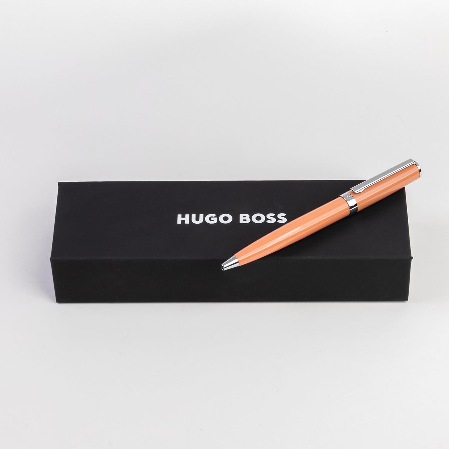 Hugo Boss Gear Icon Ballpoint Pen Light Orange