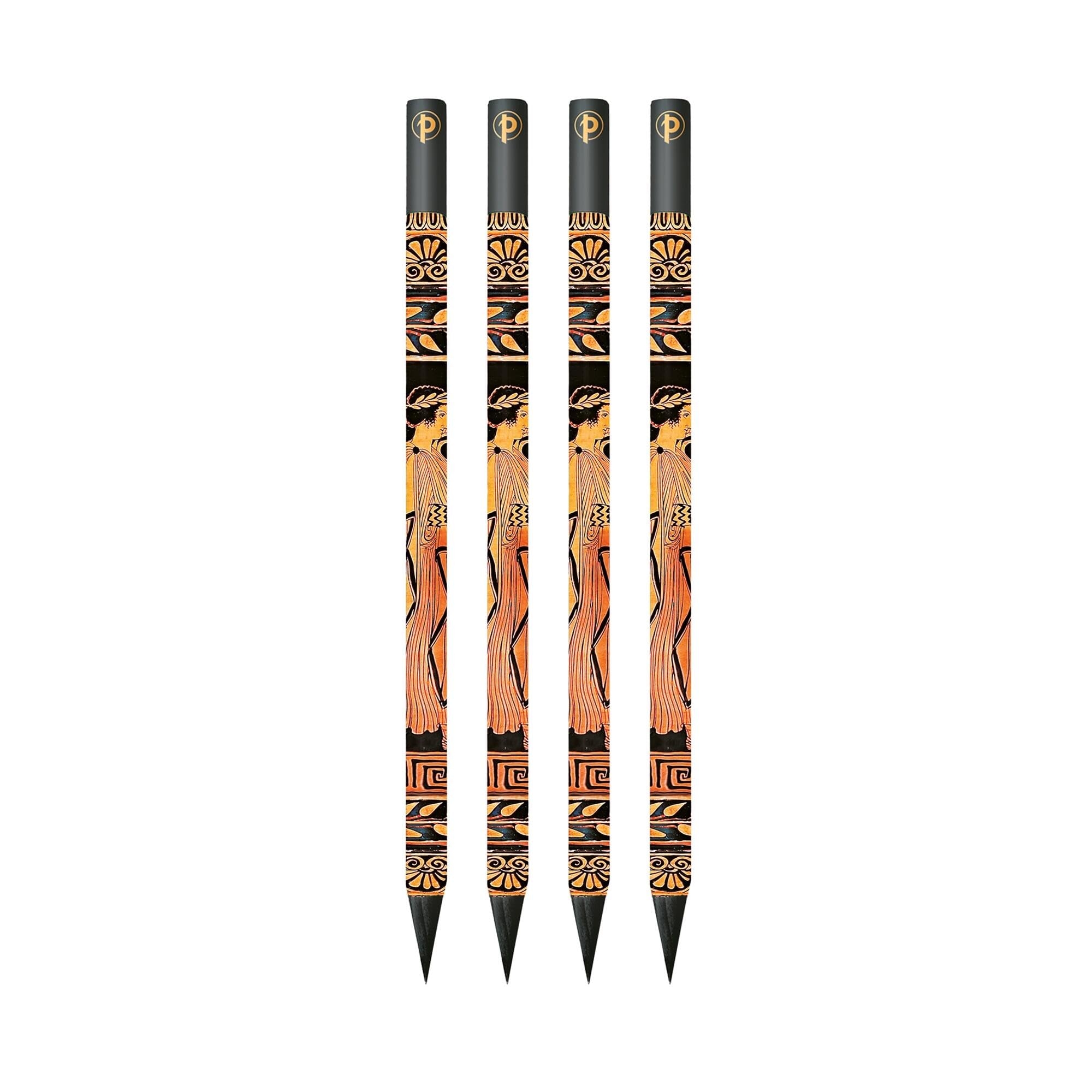 Gathering of Deities (Ancient Greek Pottery) Pencil (4 Pack)