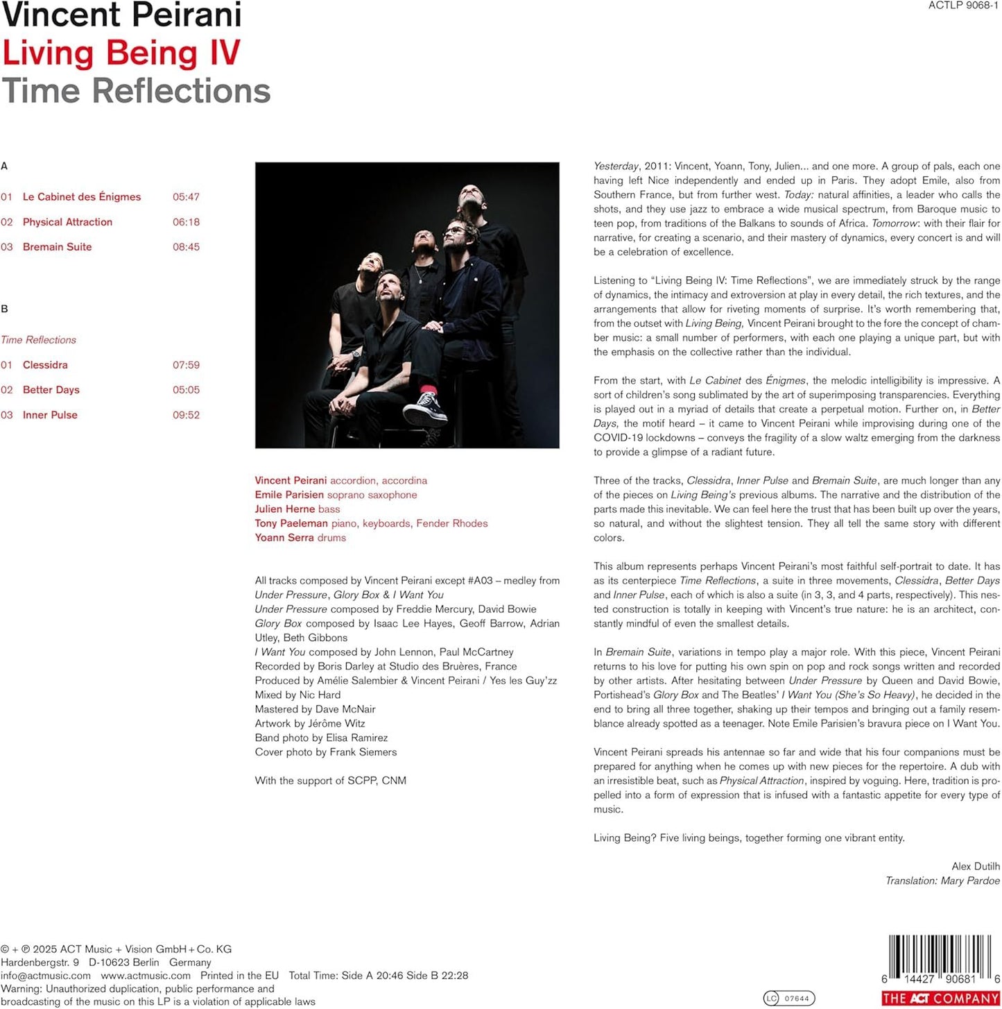 Living Being IV: Time Reflections