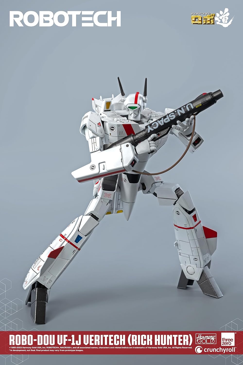threezero store Robotech figurine ROBO-DOU VF-1J Veritech (Rick Hunter) 20 cm