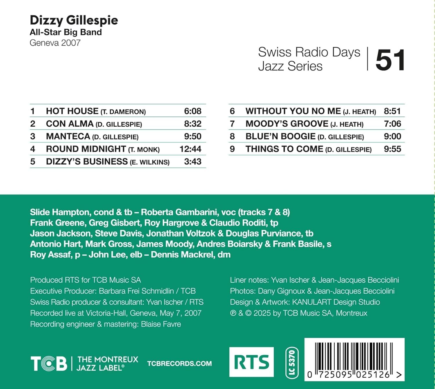 Swiss Radio Days Jazz Series Vol. 51: All Star Big Band - Geneva 2007