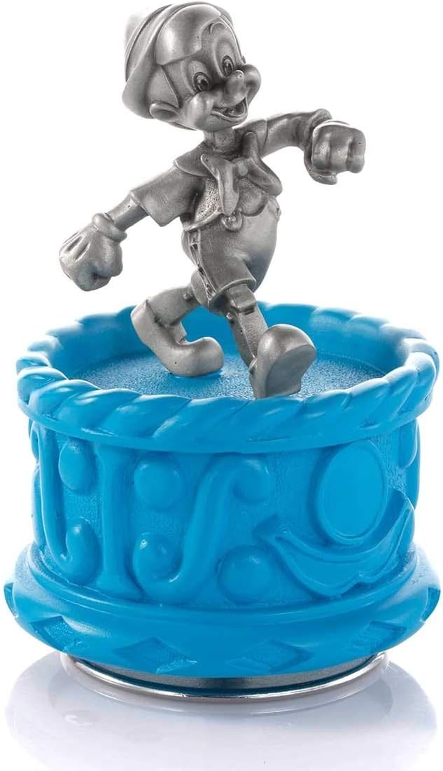 Royal Selangor Hand Finished Disney Music Carousels Collection Pewter Pinocchio Music Carousel