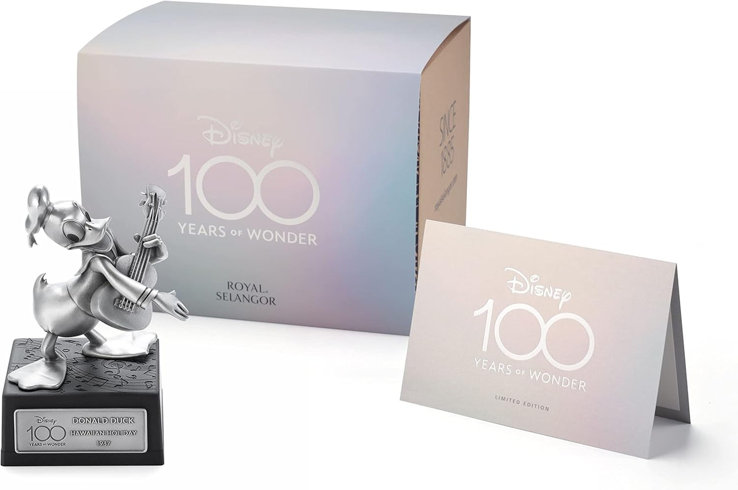 Royal Selangor Limited Edition Pewter Donald Duck 1937 Figurine - Disney Collectible/Statue Gift for Him/Her 6.89" Birthday Present for Adults