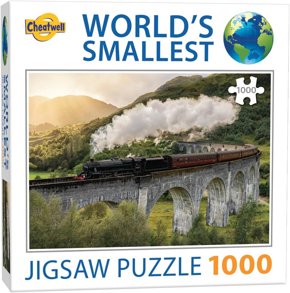 Cheatwell Games 1000 Piece Jigsaw World's Smallest Puzzle Glenfinnan