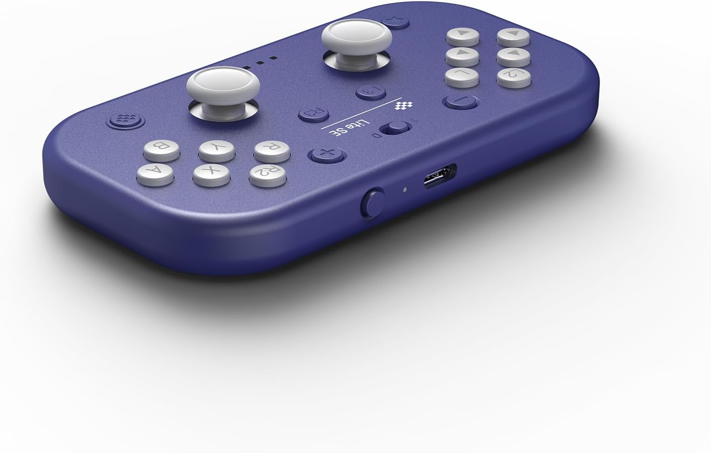 8bitdo Lite SE Bluetooth Gamepad for Switch, Switch Lite, Android and Raspberry Pi, for Gamers with Limited Mobility - Purple Edition