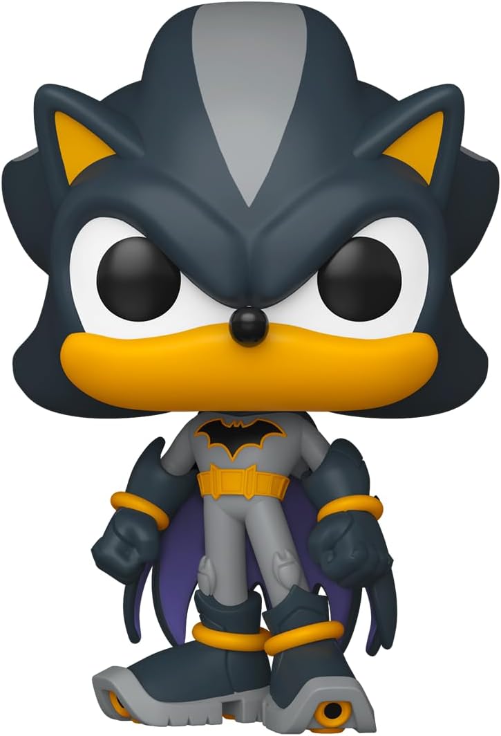 Funko Pop! Heroes: Justice League & Sonic - Shadomit Batman Hybrid Batman - Sonic + DC Comics - Vinyl-Sammelfigur - Geschenkidee - Offizielle Handelswaren - Spielzeug Für Kinder und Erwachsene