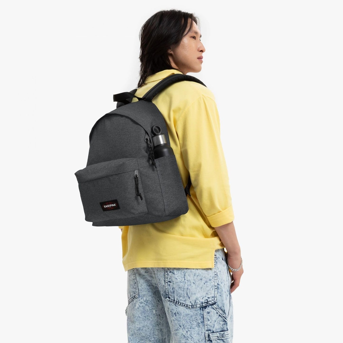 EASTPAK Eastpak Day Pak'r Backpack Black Denim, One Size, Grey Asphalt Grey