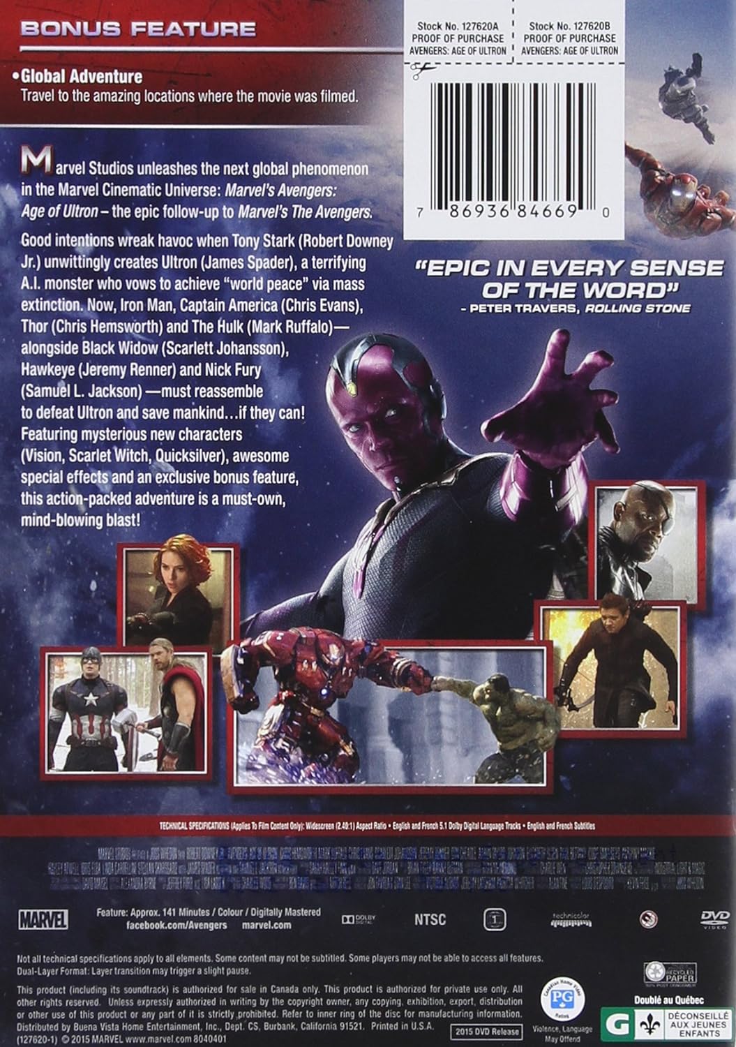 MARVEL'S AVENGERS: AGE OF ULTRON