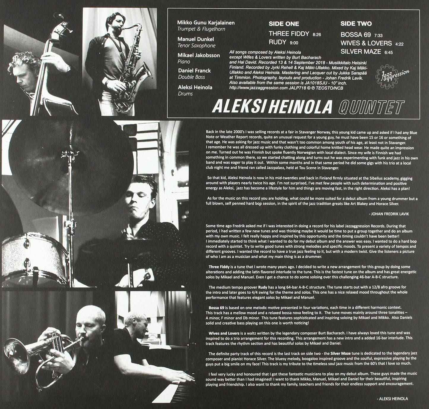 Aleksi -Quintet- Heinola - Aleksi Heinola Quintet