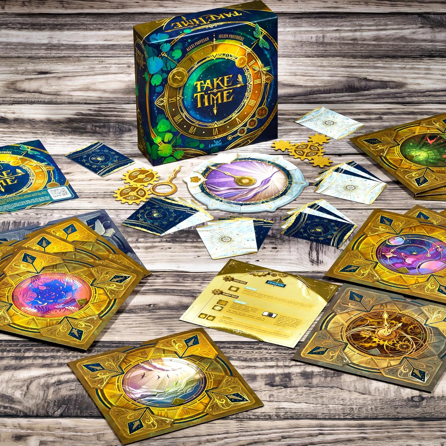 Asmodee | Take Time | Cooperative Card Game | Ages 10+ | 2-4 Players | 30-45 Minutes Playing Time