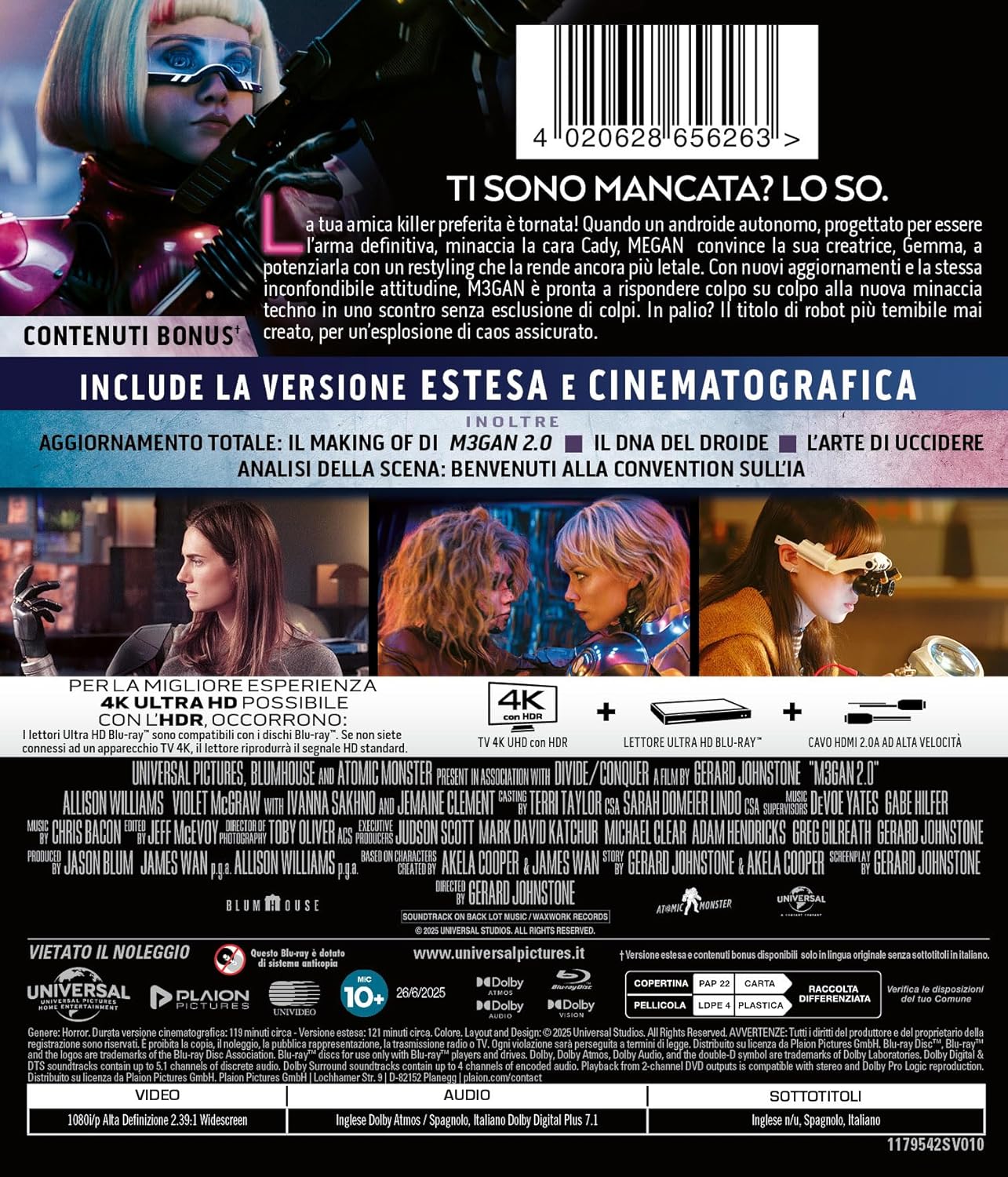 Blu-Ray M3gan 2.0