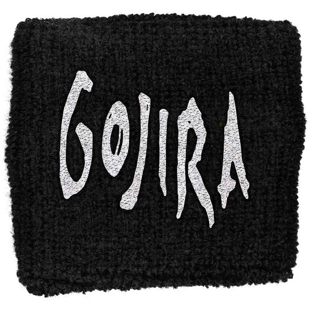 Gojira Logo Fabric Wristband (One Size) (Black/White