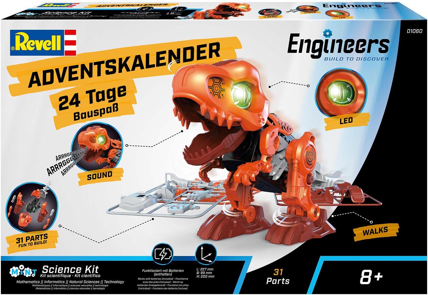 Calendario dell'Avvento Ingegneri "Electric T.Rex"
