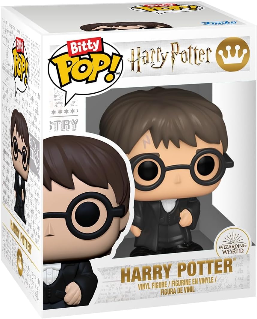 Funko Pop! Bitty 2-Pack: Harry Potter and The Goblet of Fire - Harry & Ginny - 0.9 Inch (2.2 Cm) Collectable - Gift Idea - Party Bags Stocking - Cake Topper