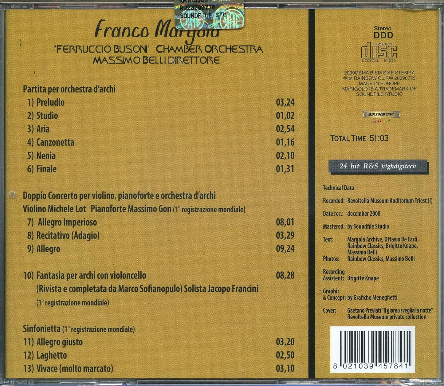 Partita Per Orchestra D'Archi