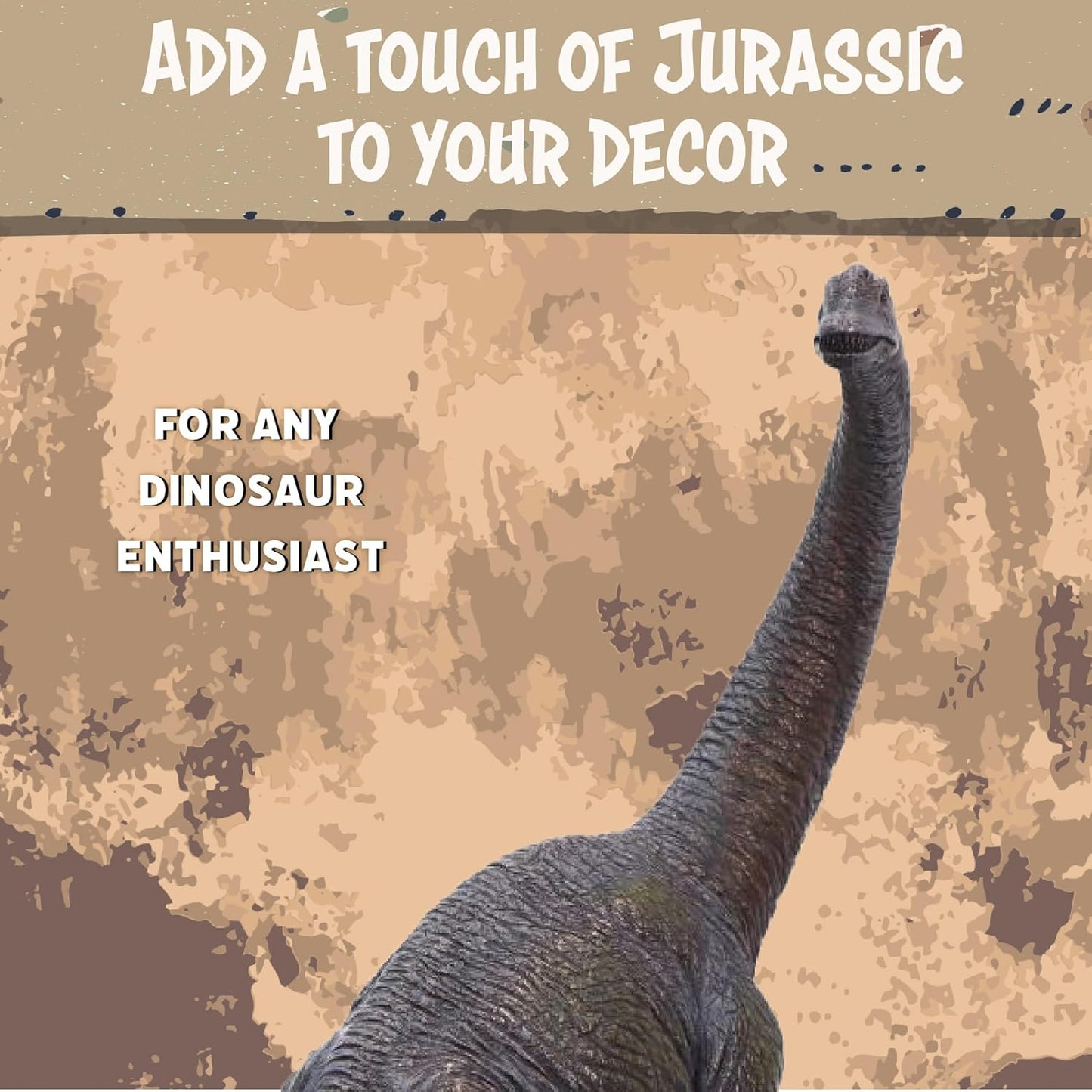 Nemesis Now Brachiosaurus Dinosaur Figurine 25.5cm – Realistic Prehistoric Resin Statue with Bronzed Finish, Collectible Dinosaur Model for Home Decor, Kids, and Educational Display