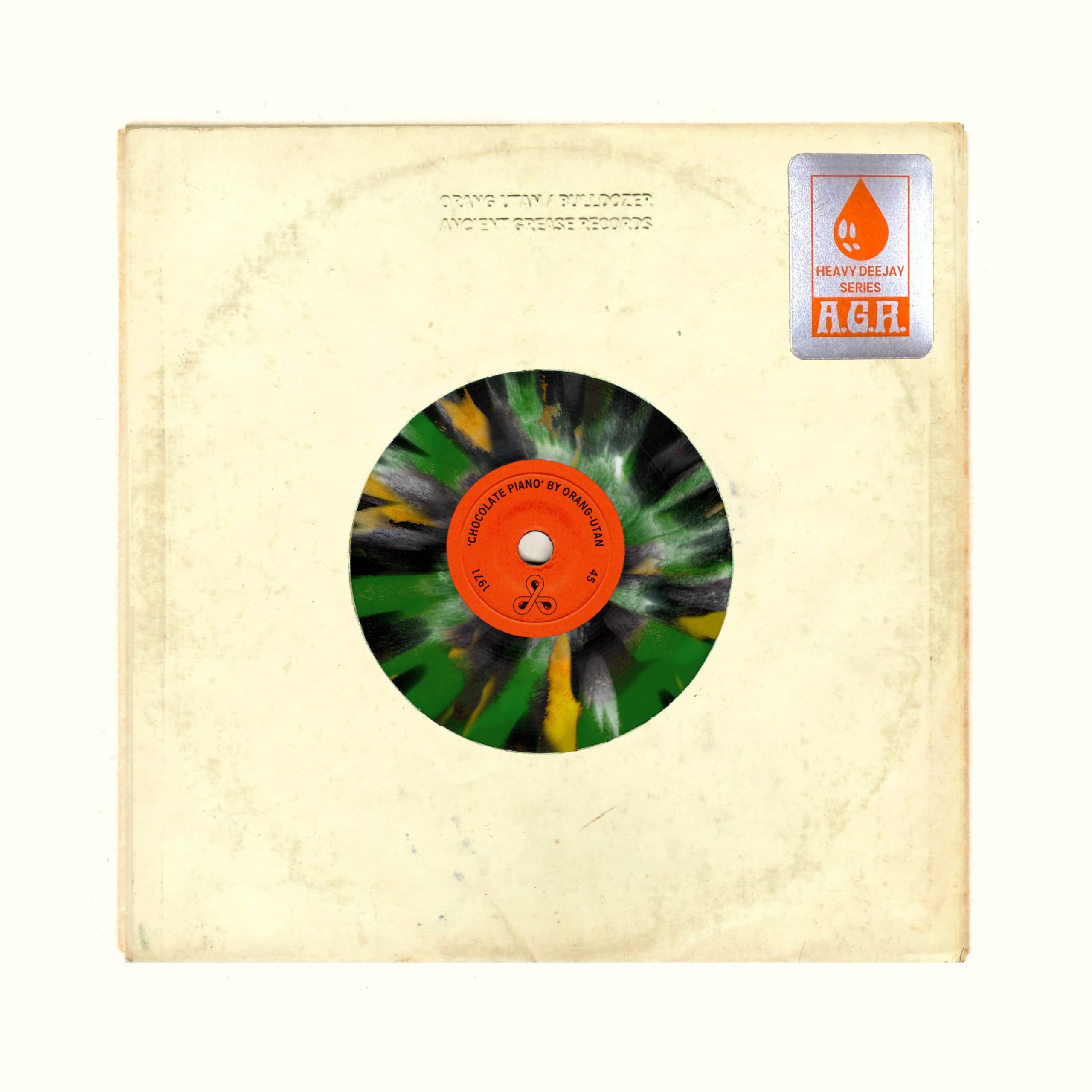 Chocolate Piano + Gallows Hills (Heavy Dj Split 7 Series) - Vinyle Splatter Noir, Blanc, Vert