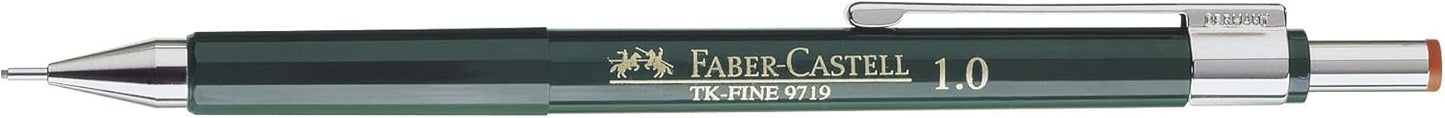 Faber-Castell Miscellaneous Tk-Fine 9719 Mechanical Pencil, 1.0mmBlack, 1.0mm, For Art, Craft, Drawing, Sketching, Home, School, University, Colouring