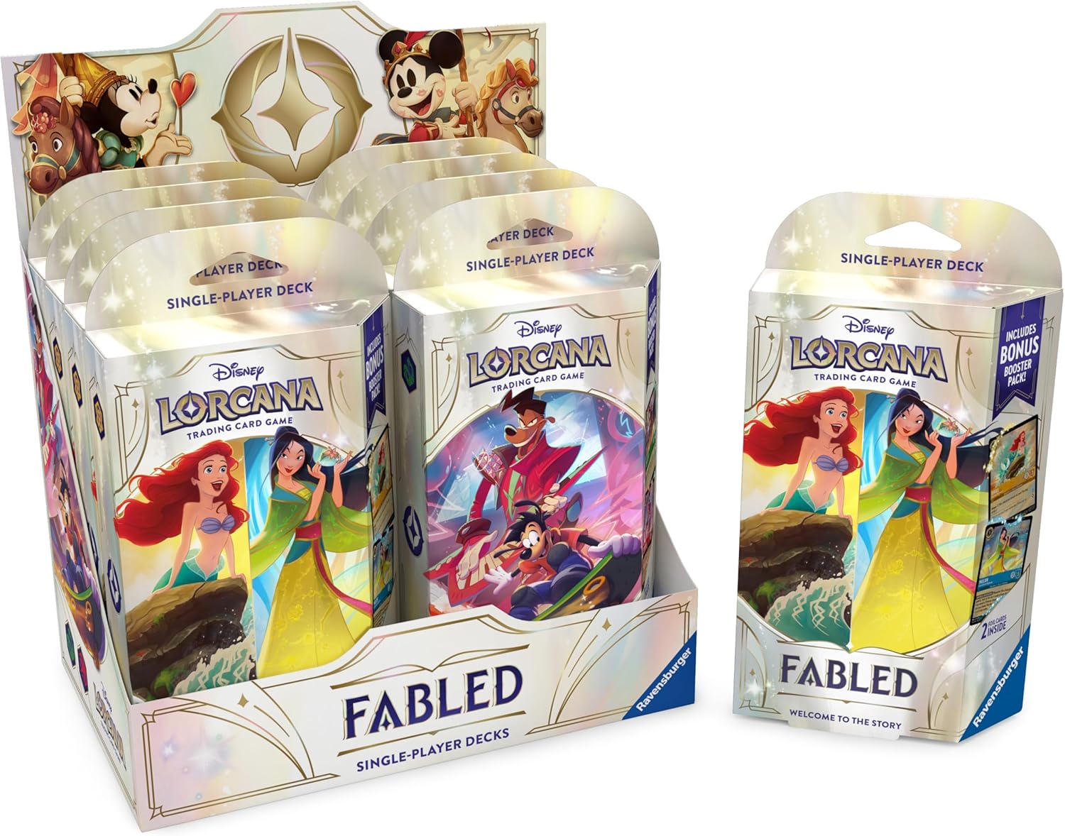 Disney Lorcana TCG: Fabled - Single-Player Deck Emerald and Ruby (Englisch