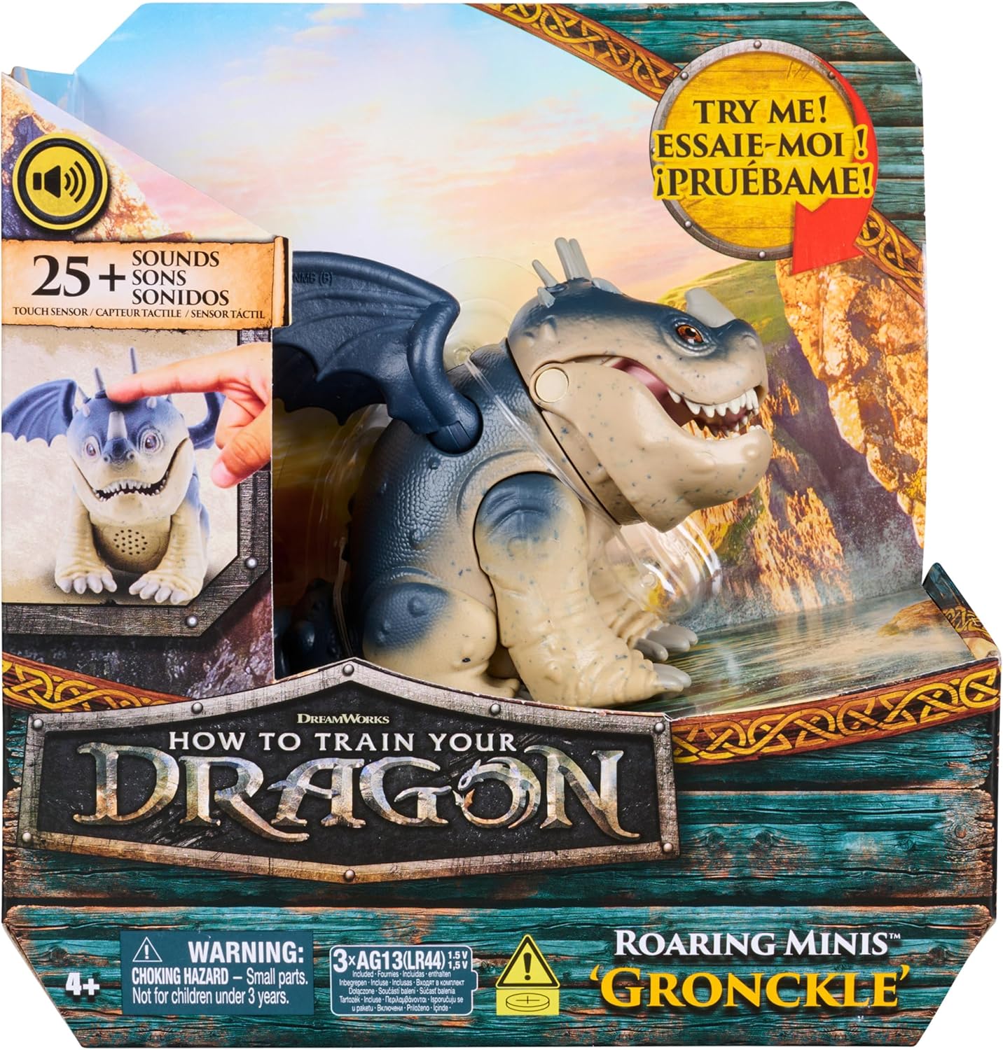 Dreamworks Dragons Jouet interactif avec 25 Sons pour garçons et Filles de 4 Ans et Plus