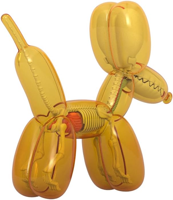 Mighty Jaxx Funny Anatomy: Balloon Dog (Colore miele) | Jason Freeny | Figura in vinile