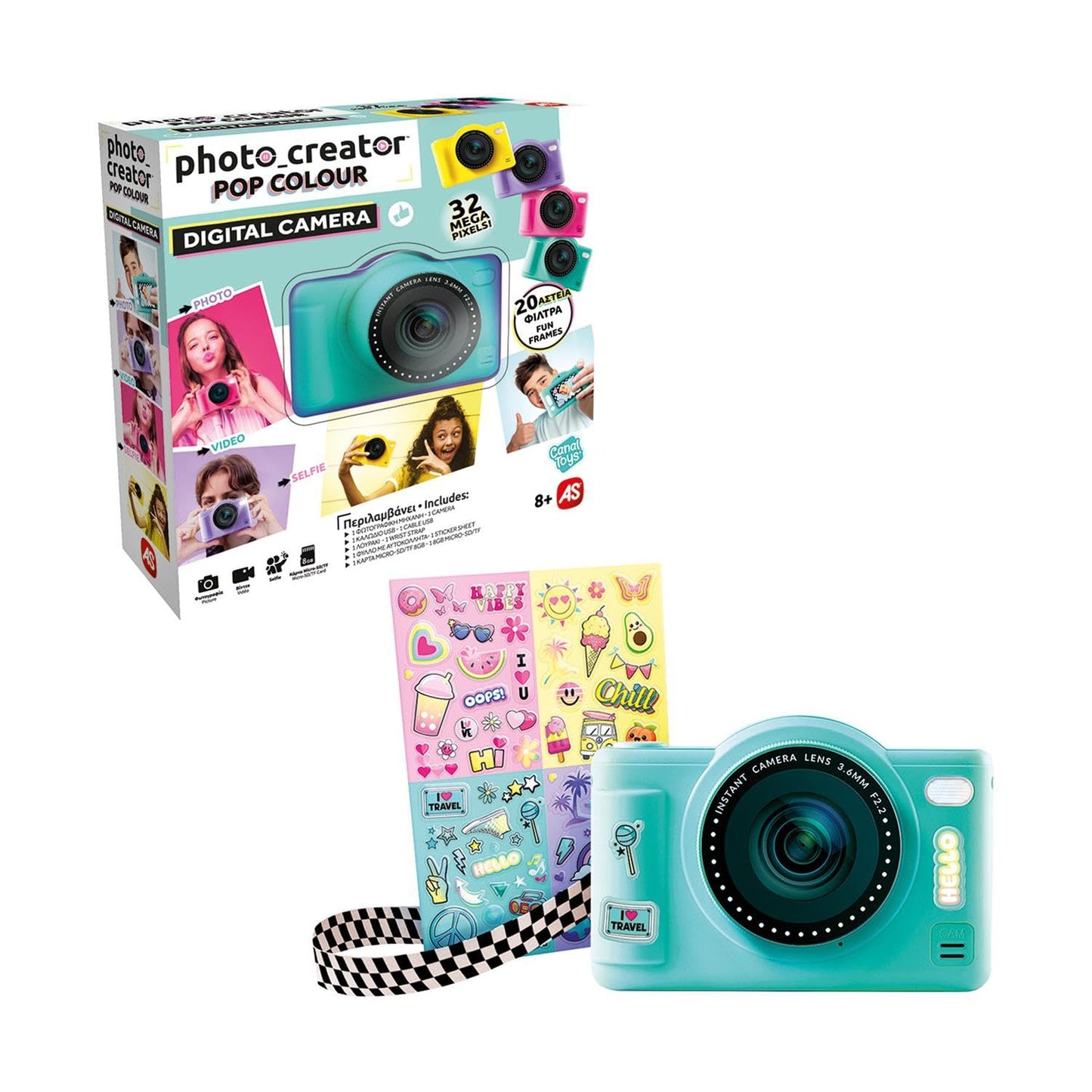Canal Toys Pop Colour Digital Camera (Random Model