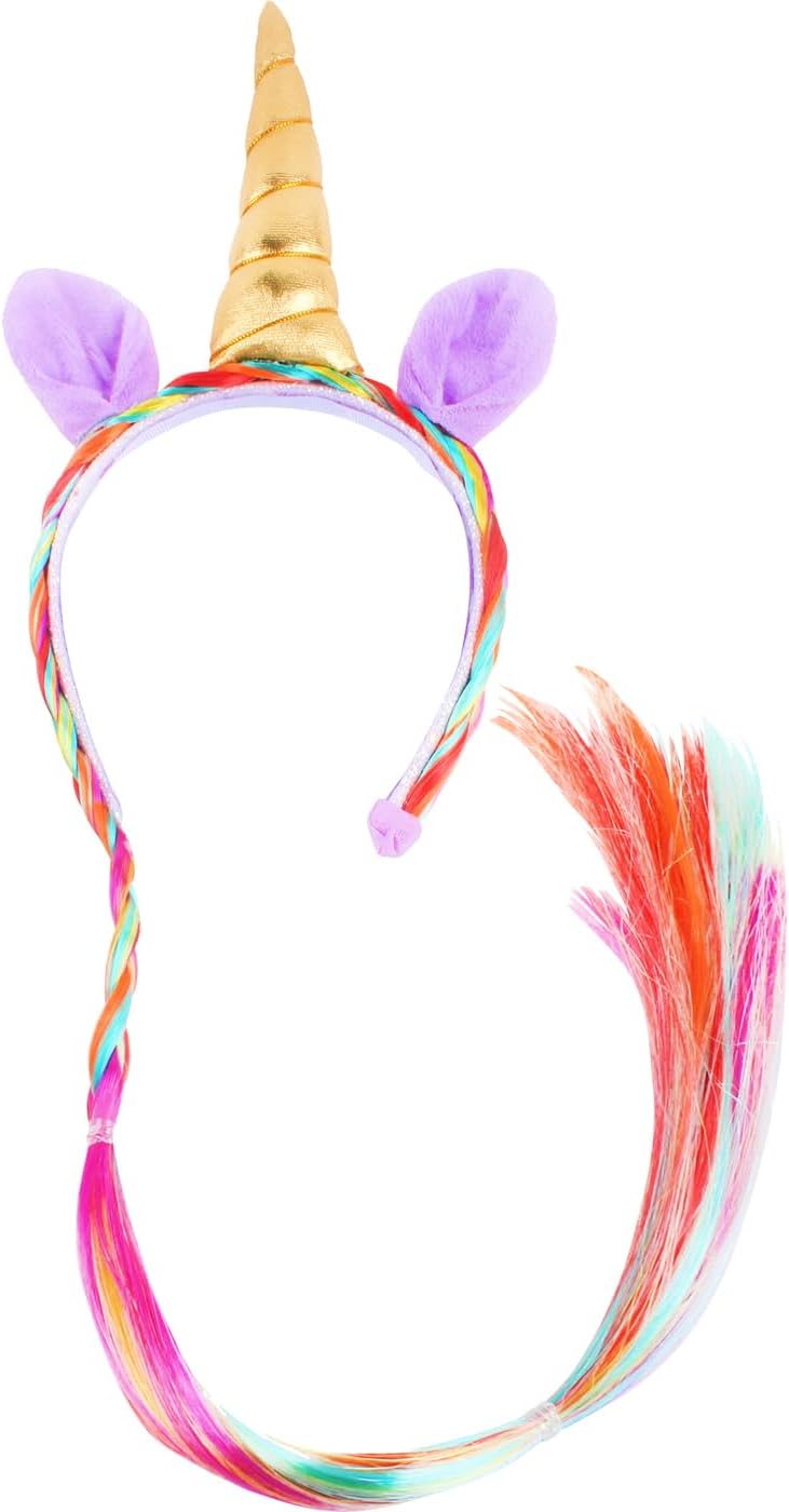 Joy Toy Unicorn Academy Wildstar - Cerchietto per capelli con unicorno e arcobaleno