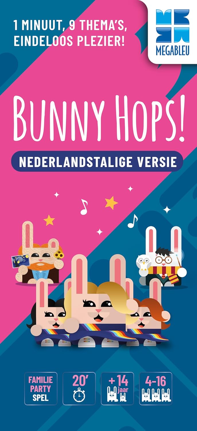 Megableu - Megableu Bunny Hops Bordspel